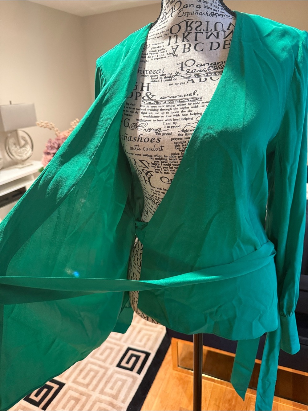 Intermix silk top - Picture 7 of 9